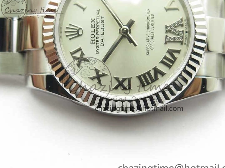 0104 Datejust 31mm 278271 SS BP Maker Best Edition Silver Roman Dial on Oyster Bracelet Trendy 2746